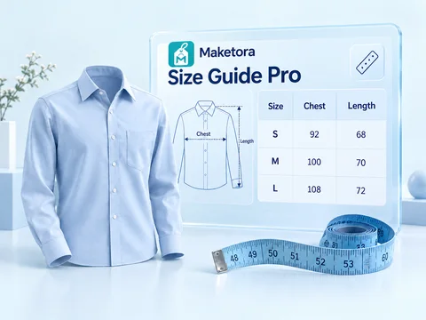 Illustrative Size Guide Pro app preview